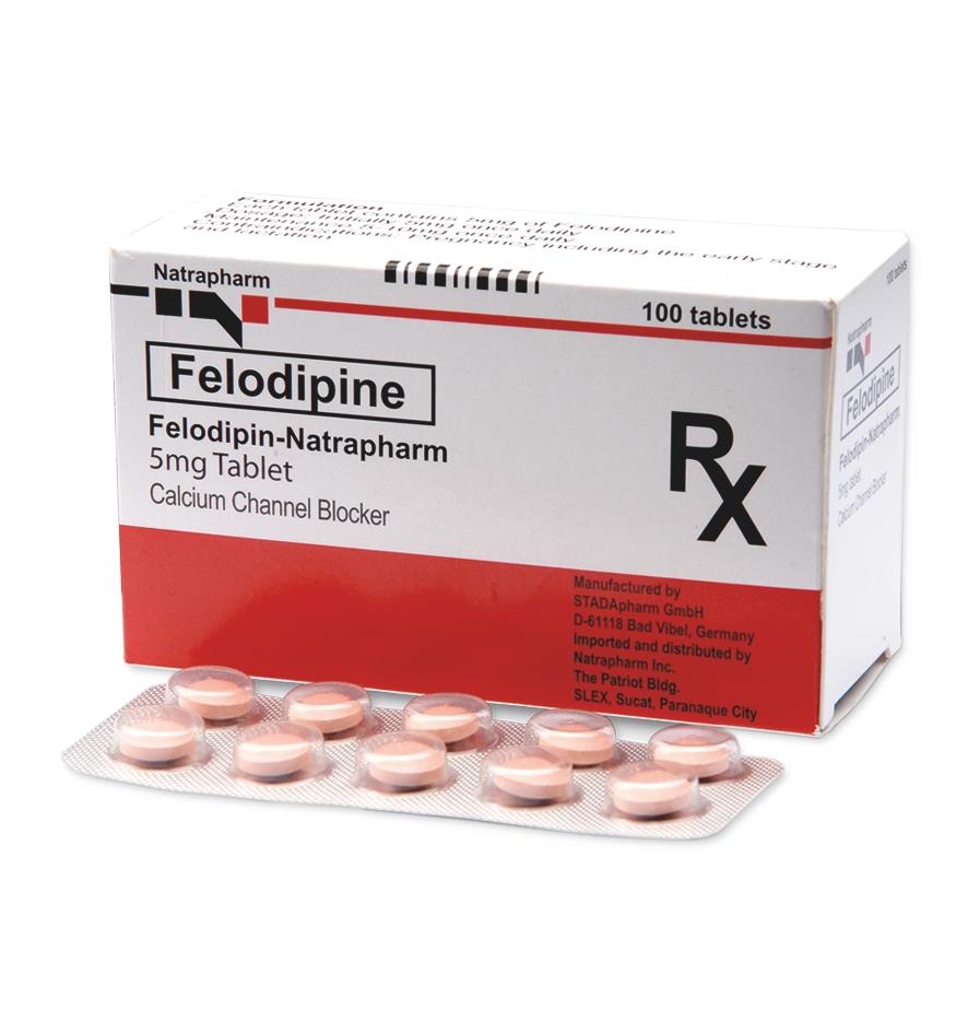 FELODIPIN NATRAPHARM Felodipine 5mg Extended Release Tablet 1 s